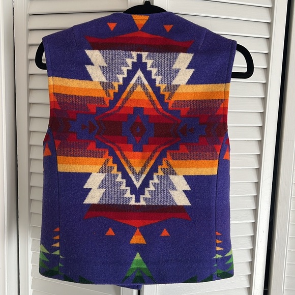 RARE vintage Pendleton High Grade Western Wear wool vest - Picture 2 of 5